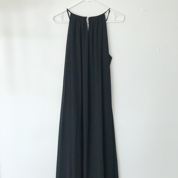 Black Chiffon Maxi Dress - Picture 2 of 5